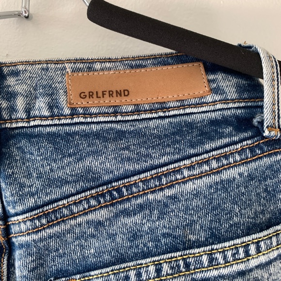 GRLFRND Acid Wash Straight Leg Jeans - Picture 6 of 9